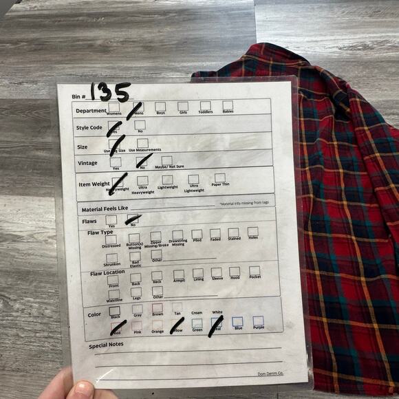 Duluth‎ Trading Flannel Tartan Plaid Red Mens 2XL Relaxed Fit Button Down Shirt - Picture 8 of 9